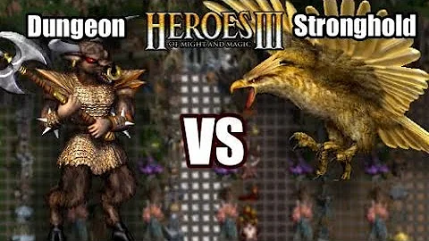 Dungeon vs Stronghold | 100 weeks growth | Heroes of Might and Magic 3 HotA - DayDayNews