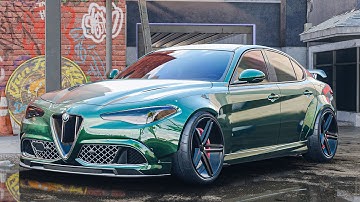 NFS Unbound - Alfa Romeo Giulia Quadrifoglio Customization | Max Build S+