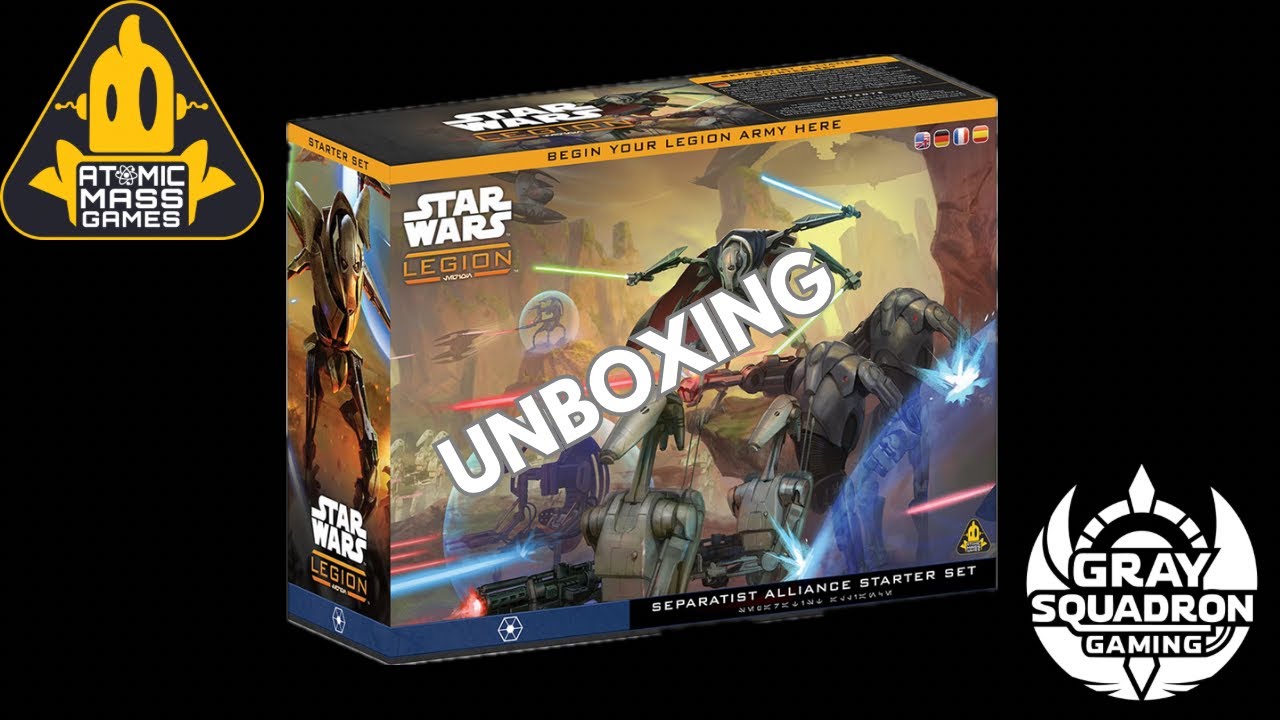 Star Wars Legion Unboxing: Separatist Starter Set