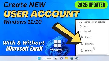 How to Create Multiple User Accounts in Windows 10/11 (2025 NEW)
