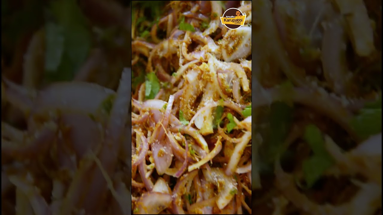 Add a Crunch to Your Coffee Break 🫖Try Our Mouthwatering Onion Pagodas at Amudhu Karupatti Coffee.🥰😘