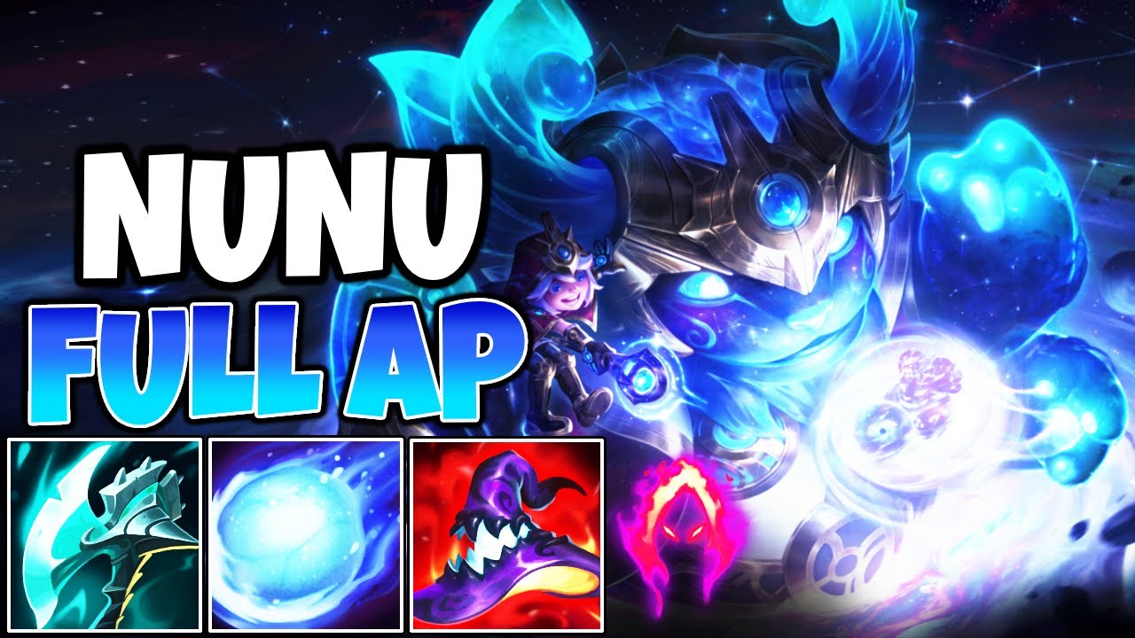 FULL AP NUNU GANKING SIMULATOR - COSMIC PALADIN NUNU & WILLUMP - League