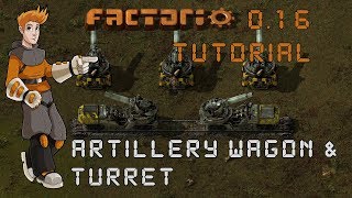 Factorio Tutorial - 0.16 Artillery Wagon & Turret screenshot 5