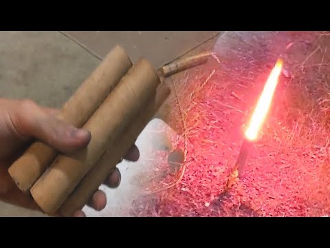 How To Make Red Flare Firework