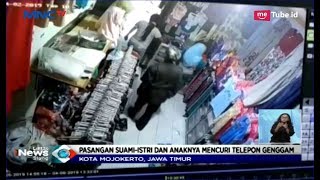 Aksi Satu Keluarga Curi Ponsel di Toko Baju Tderekam CCTV - LIS 08/04