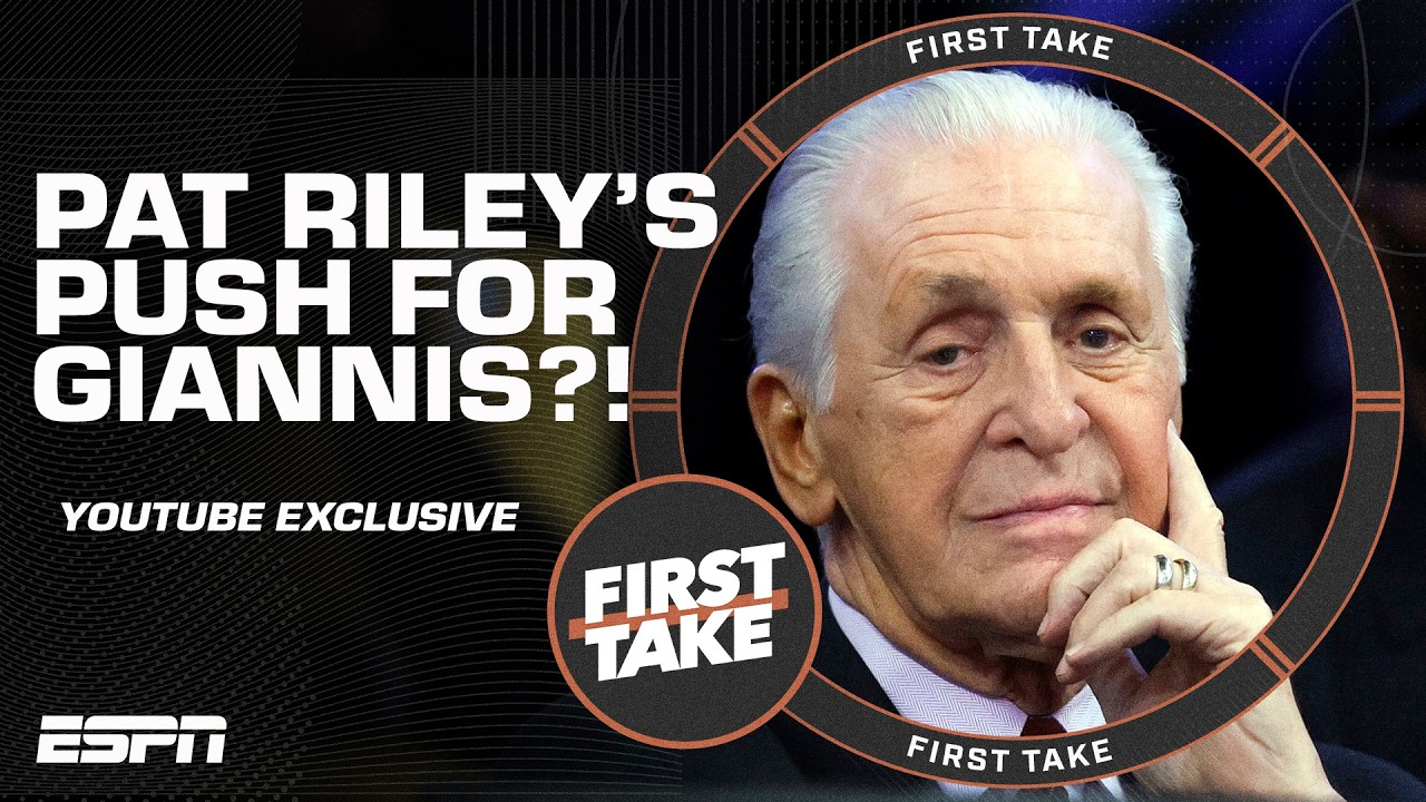 Will Pat Riley and the Heat MAKE A PUSH for Giannis this offseason? 🤔 | First Take YouTube Exclusive