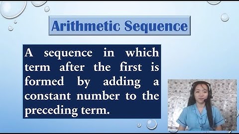 Demo Teaching in Arithmetic Sequence_Grade 10 Mathematics Q1|Christine Ruth Alcaide