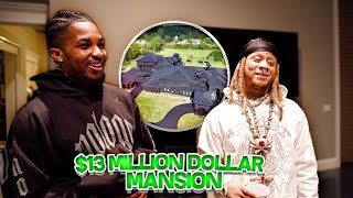 Trippie Redd's $13 Million BLACKED OUT Mansion Tour!! image