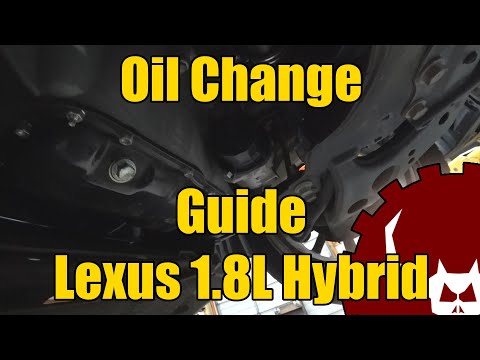 2012 Lexus Hybrid CT 200h 1.8L Oil Change DIY Guide