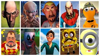 Neighbor Caught Battle #2: Dark Riddle, Neighbor Escape, Spooky Evil Neighbor, Neighbor Sponge Sim. screenshot 1