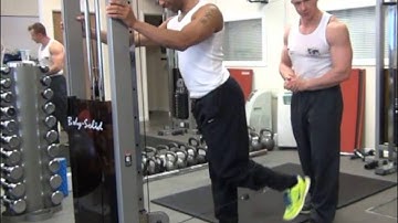 Standing Cable Leg Curls
