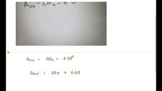 Please help me solve this recursion equation