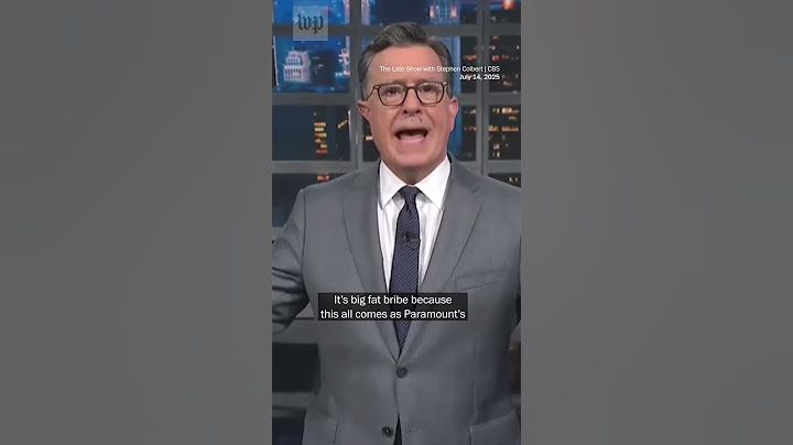 Stephen Colbert’s ‘Late Show’ canceled by CBS, ends May 2026