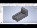 Autodesk inventor 2024  clamp part 1