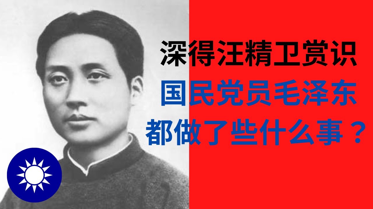 国民党员毛泽东小传!深受汪精卫孙中山胡汉民赏识 从无名之辈官至广州国民政府宣传部部长!用笔杆子为北伐摇旗呐喊! - YouTube