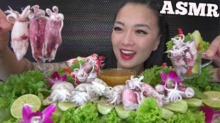 ASMR NOT FRIDAY FULL FACE *SQUID SHOT + SEAFOOD SAUCE (EATING SOUNDS) LIGHT WHISPERS | SAS-ASMR