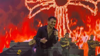 Me extraño en vivo, Christian Nodal, Foraji2 tour chile 2023, Movistar arena santiago