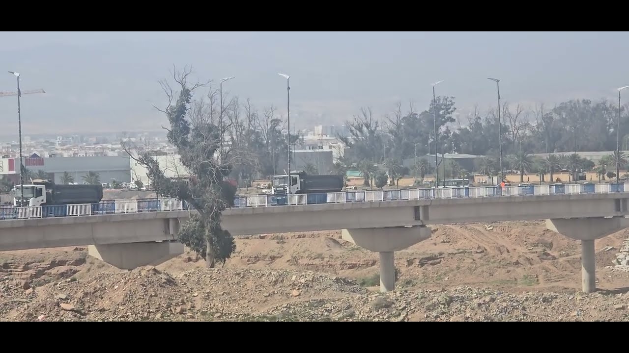 قنطرة تمزارت  عملية التزفيت النهاءية الافتتاح  أقل من شهر🤗