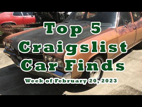 Top 5 Craigslist Car Finds for the Week of February 20, 2023 