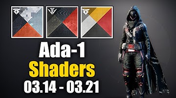 Ada-1 weekly SHADERS 03.14.2023 / 03.21.2023