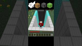 🎮 Which Block Will Save You? 🤯 Minecraft Challenge #shorts