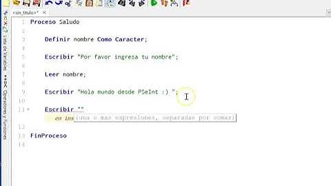Curso de PSeInt - 6 Instalación, Comandos de Entrada y Salida, Primeros Algoritmos en Pseudocódigo.