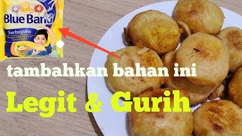 Resep tape goreng mentega