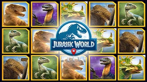 ALL 5 EPIC RAID BOSS BATTLES (JURASSIC WORLD ALIVE)