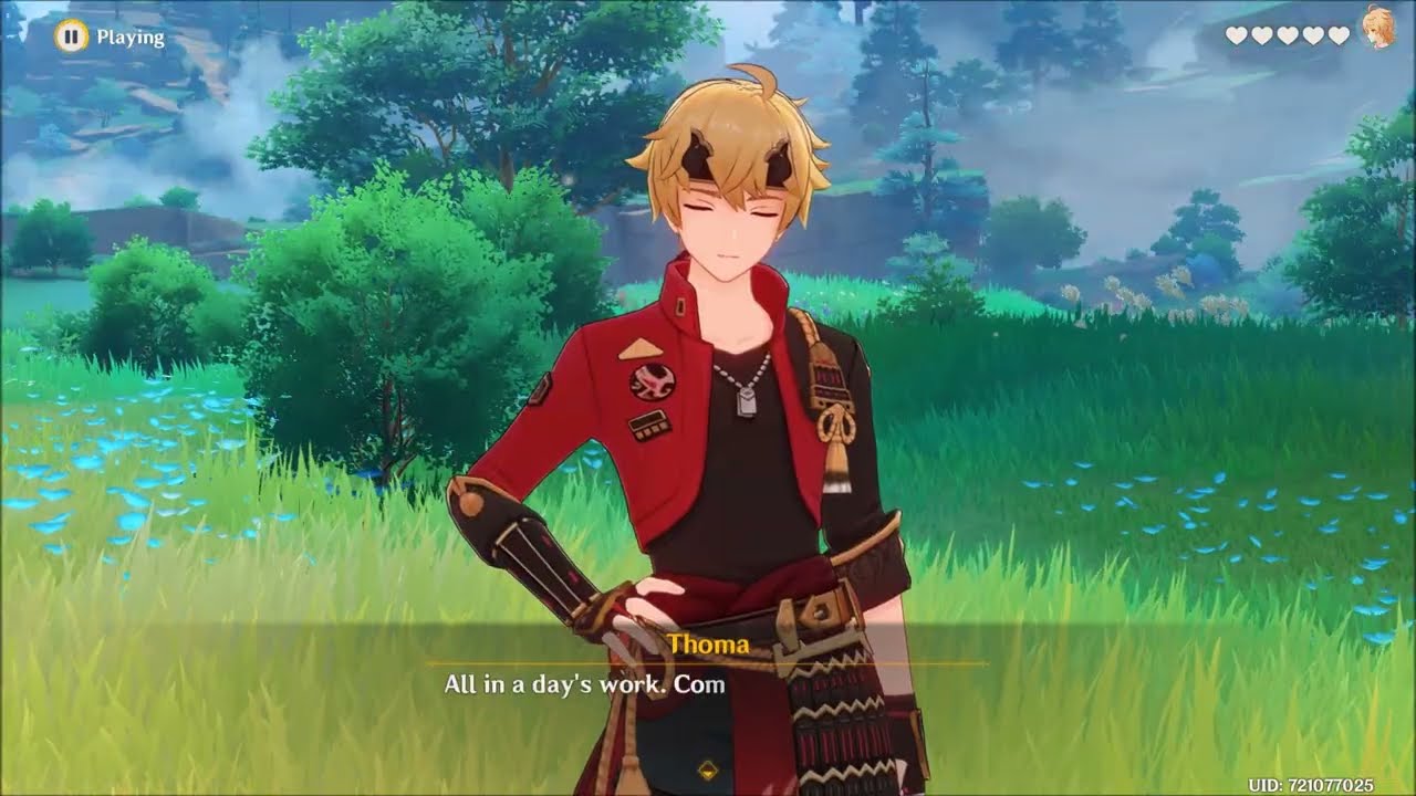 Genshin Impact (Season 4) Ep20: Housekeeper of the Yashiro Commission [Thoma Hangout Event]