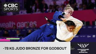 Canadas Coralie Godbout wins BRONZE in womens -78 kg judo on Day 10 of 2026 Commonwealth Games