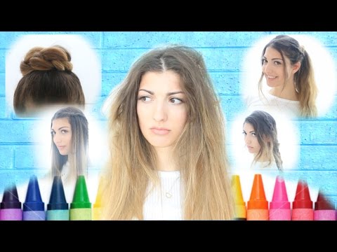 Quick Unique Back To School Hairstyles Youtube