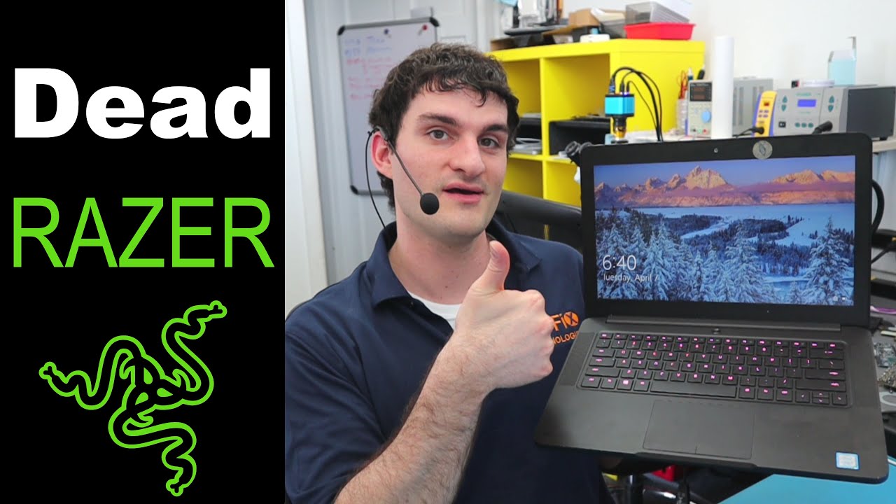How to Fix a Dead Razer Blade Laptop - Razer Motherboard Repair