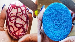 ASMR Soap Cutting Satisfying Relaxing Tickling Sounds Glitter Soap Carving Semi Dry Soap Crumble