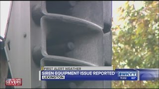 Equipment issue causes tornado sirens to go off in Lexington