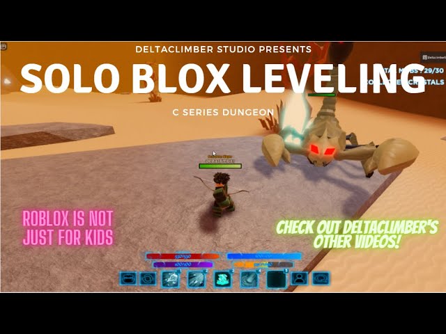 REAWAKENING] SOLO BLOX LEVELING - Roblox