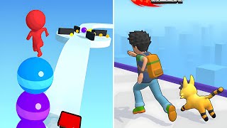 MONSTER SQUAD RUSH Vs STACK RIDER🦋🟣💥🧿Walkthrough Android IOS Big UPDATE 