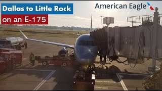 TRIP REPORT | Envoy Air [Main Cabin Extra] | Dallas to Little Rock | Embraer E175