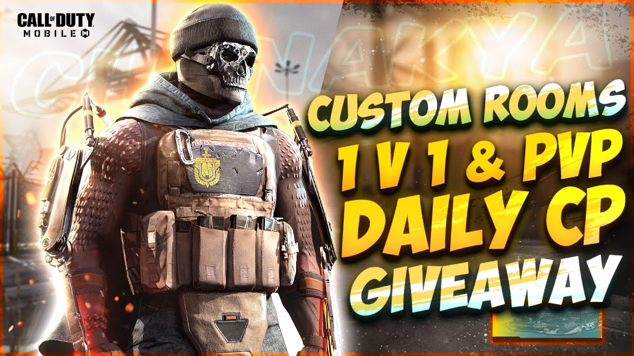 COD MOBILE LIVE •1v1 & PvP CUSTOM ROOM •CP GIVEAWAY WEEKLY  • 80 CP WEEKLY | ROAD TO 3K