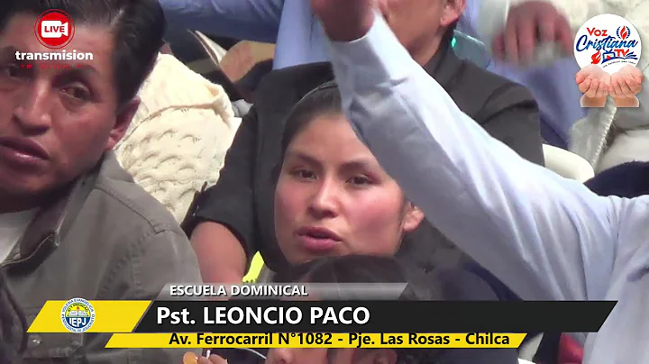 Pastor. Leoncio Paco Conce / Tema: PODER Y AUTORID...