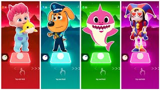 The Amazing digital Circus 🆚 Bebefin 🆚 Sheriff Labradors 🆚 Baby Shark Rich. Who is Win?