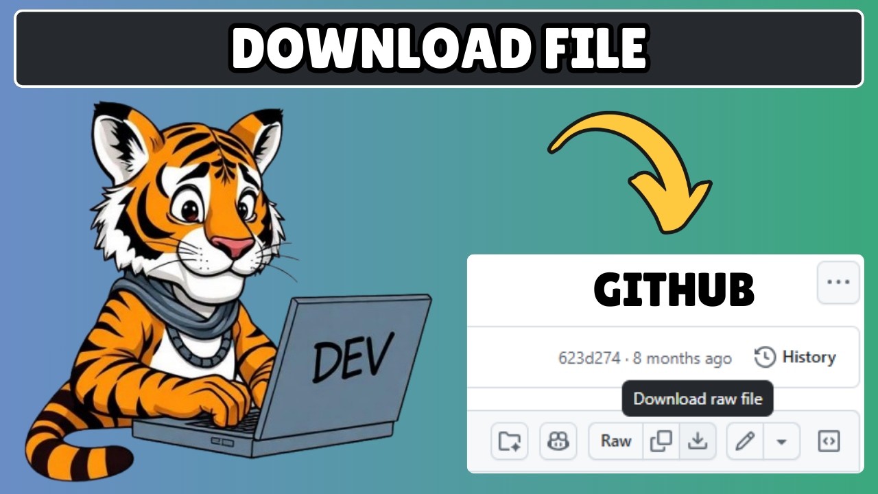 How to Download File from Github Repository - YouTube