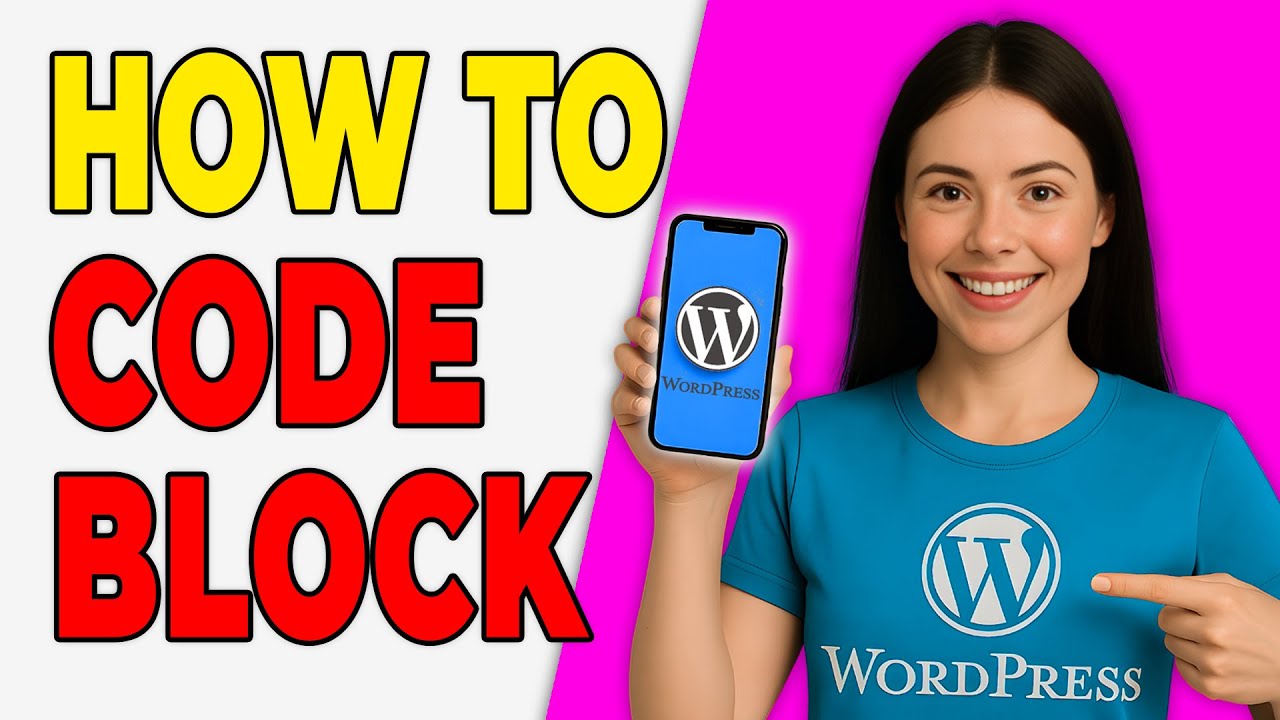 How To Use The Code Block In WordPress (Code Display 2025) - YouTube