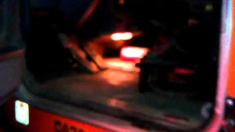 C13  CATERPILLAR  engin start up.