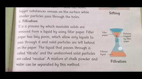 Afaq iqbal series new science grade 4th page no 41 solved exercise آمیزہ الگ کرنے کے قواعد