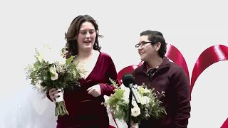Couples say 'I do' on first day of 2026