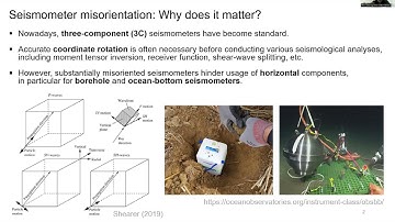 Lab Geofisika Talk 02 by Min Seong-Seo : ESTIMATION OF SENSOR MISORIENTATION FOR SEISMIC NETWORK