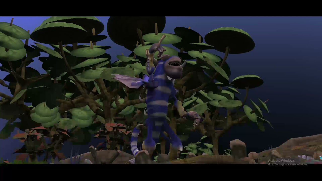 Spore tribal stage cutscene