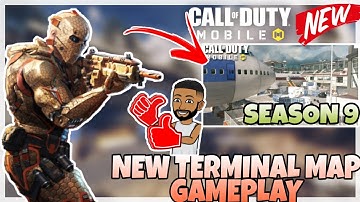 NEW MAP TERMINAL GAMEPLAY IN SEASON 9 UPDATE CALL OF DUTY MOBILE COD MOBILE CODM