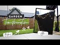Garden & Patio Transformation | DIY Scaffold Board Flower Bed