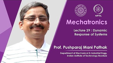 Lecture 29 : Dynamic Response of Systems
